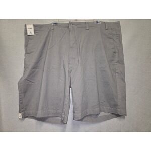 ROWM Mens NEW Stretch Chino Shorts Grey Micro Pattern Size 48